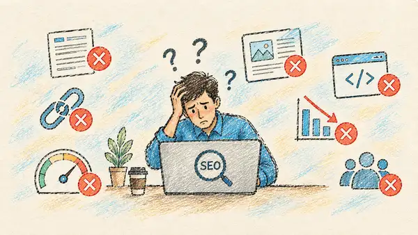 اشتباهات رایج سئو